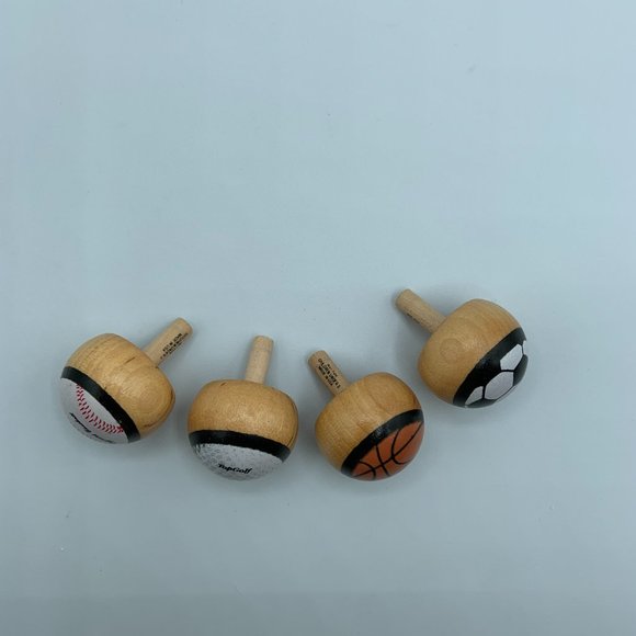 The Mysterious Flip-over Top - Sports Series - Set of 4 - Picture 2 of 3